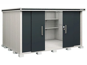 北海道旭川市のヨドコウ物置・収納・屋外倉庫施工例(エルモ 積雪型