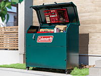 ヨドストレージボックス Colemanモデル グリーン