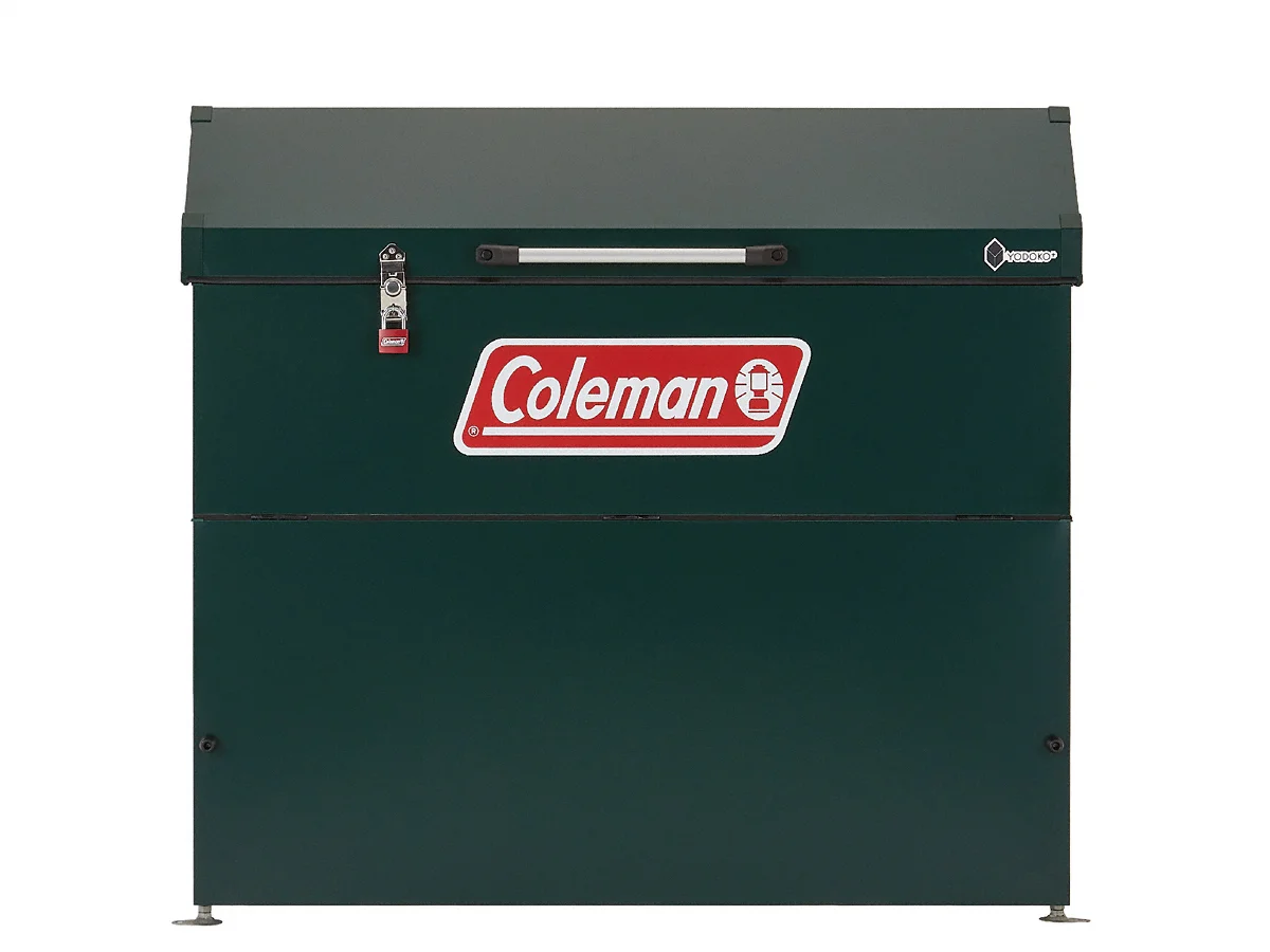 ヨドストレージボックス Colemanモデル グリーン-YMSB-1207-CM 