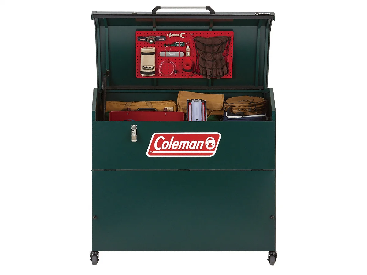 ヨドストレージボックス Colemanモデル グリーン-YMSB-1207-CM 