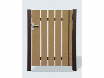 FandFの門扉 工場ユニット門扉 タテイタスタイル門扉 タイプ2M (柱2mピッチ専用) 片開き TATEITA STYLE MONPI