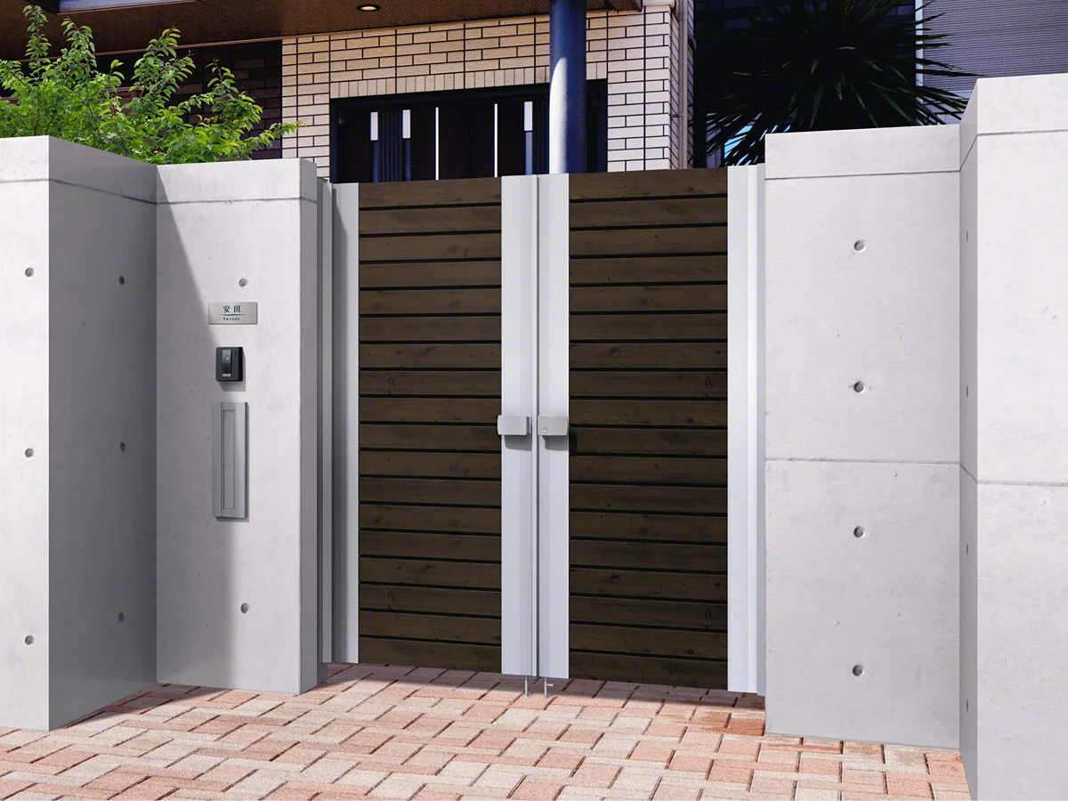 ニューエクモアハイタイプ BH型 両開き-三協アルミ - 門扉ならエクスショップ