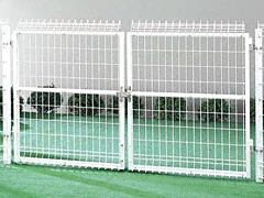 両開き門扉 メッシュフェンスG10 門扉 両開き」の評判をみる お客様レビュー