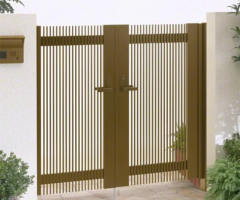 四国化成 クレディ門扉 9型 柱仕様 両開き 0812 送料無料法人様限定商品 個人宅・現場配送不可四国