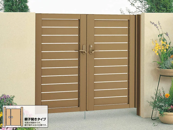 四国化成 クレディ門扉 12型 両開きセット 柱仕様 0912 アルミカラー 四国化成 クレディ門扉 12型 両開きセット 柱仕様 0610 アルミカラー