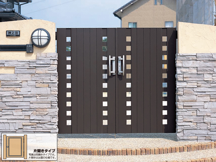 アルウィンド 8型 片開き-LIXIL(TOEX) - 門扉ならエクスショップ