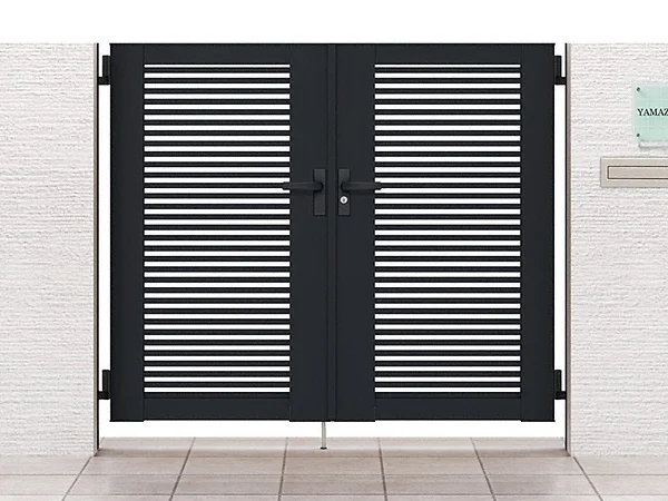 開き門扉AB YR1型 両開き 柱使用-LIXIL(TOEX) - 門扉ならエクスショップ