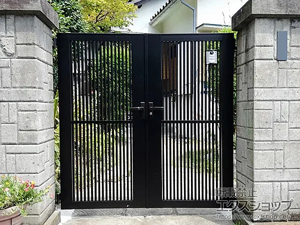 開き門扉AB TR1型 両開き 柱使用-LIXIL(TOEX) - 門扉ならエクスショップ