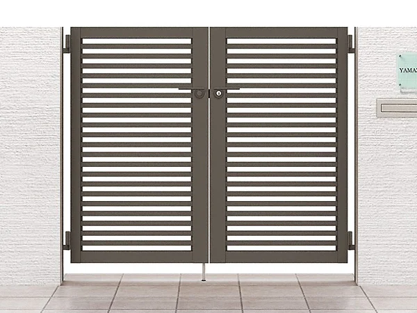開き門扉 開き門扉AB YR3型 両開き 柱使用-LIXIL(TOEX) - 門扉ならエクスショップ