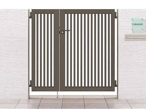 開き門扉AB TR3型 親子開き 柱使用-LIXIL(TOEX) - 門扉ならエクスショップ