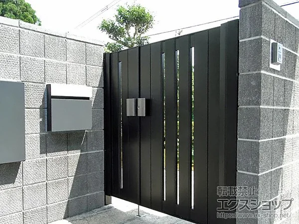 開き門扉AB TS2型 親子開き 柱使用-LIXIL(TOEX) - 門扉ならエクスショップ