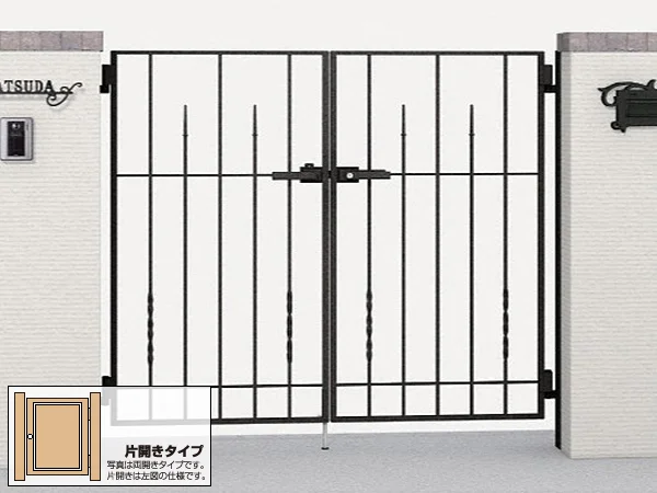 ラフィーネ門扉3型 片開き-LIXIL - 門扉ならエクスショップ