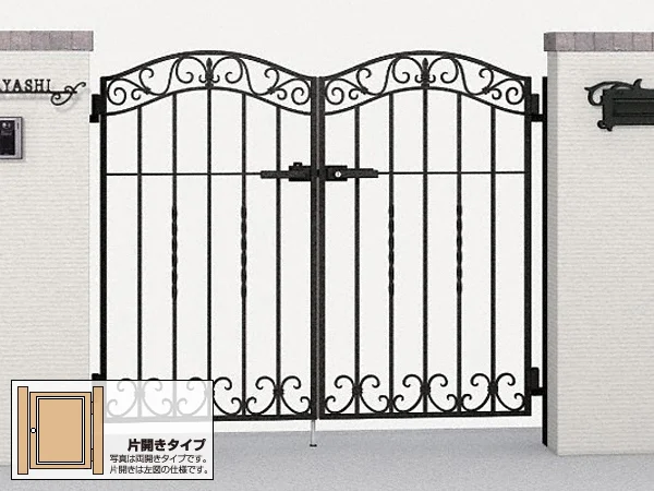 ラフィーネ門扉4型 片開き-LIXIL - 門扉ならエクスショップ