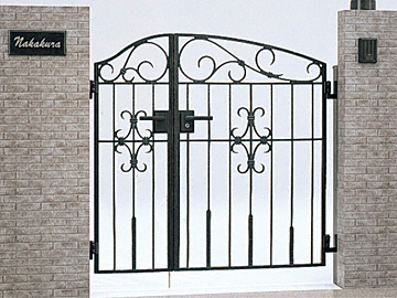 LIXIL リクシル(TOEX)の門扉 アルミ鋳物門扉 コラゾン2型 親子開き