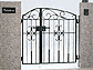 アルミ鋳物門扉 コラゾン2型 親子開き