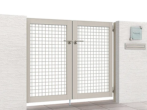 アルメッシュ門扉 両開き親子-LIXIL(TOEX) - 門扉ならエクスショップ