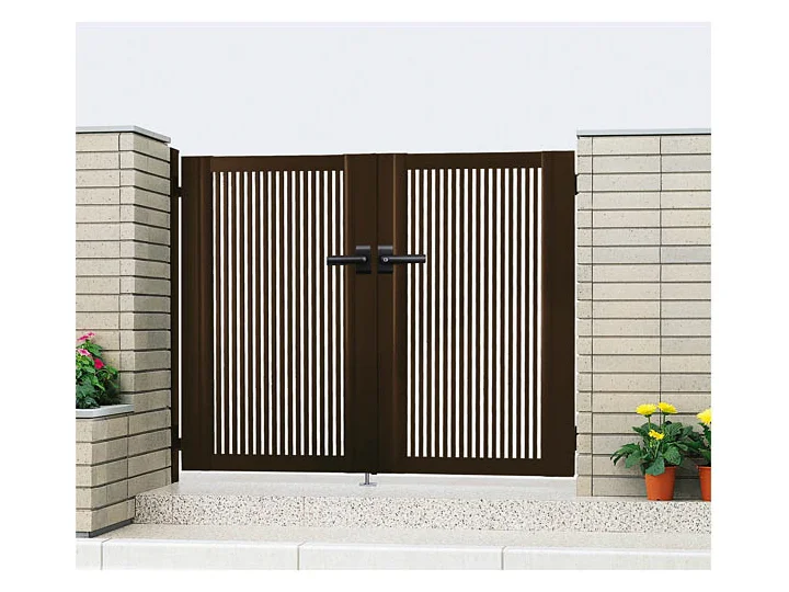 エクスライン門扉2型 両開き-YKKAP - 門扉ならエクスショップ