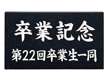 黒ミカゲ（白文字） AZ-15-AZ-15 - 福彫 表札