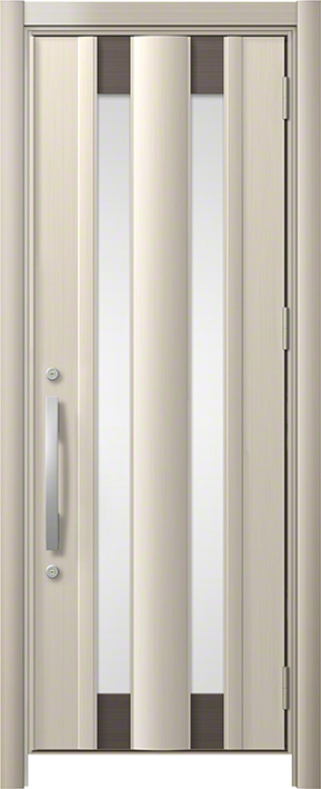 リシェント3 C14N型 アルミ仕様(アルミ色) | 片開き | シャイングレー | 標準幅×標準高さ -玄関ドアならエクスショップ