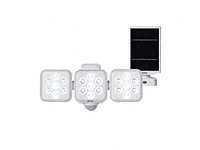 5W×3灯 フリーアーム式LEDソーラーセンサーライト S-330L