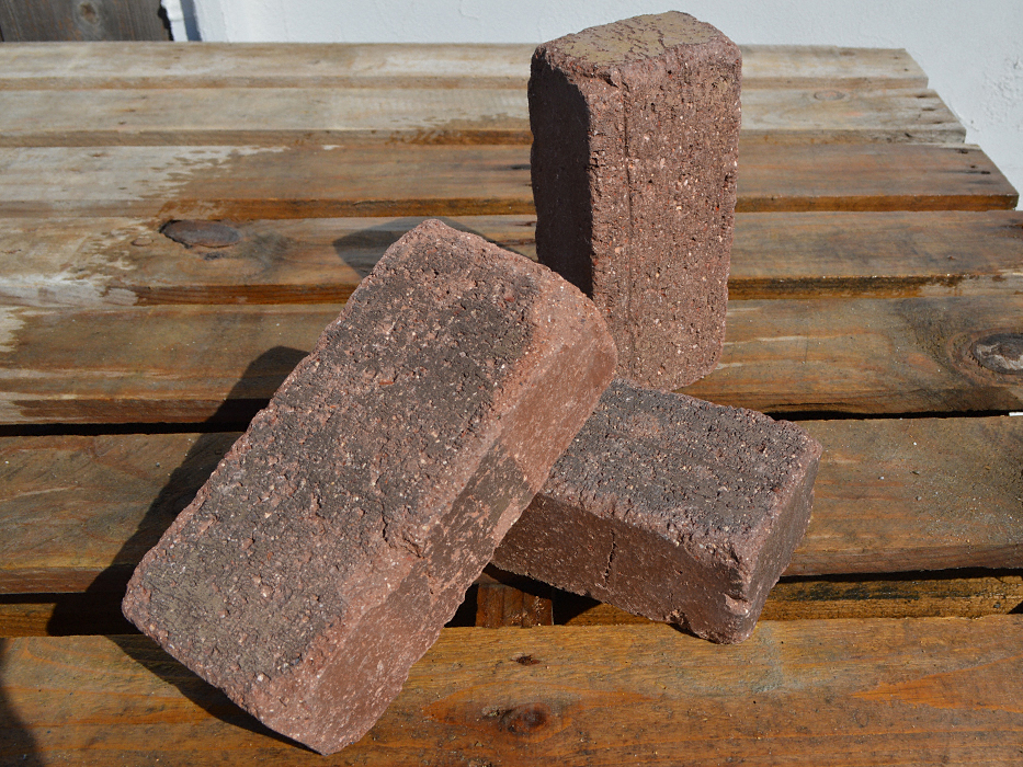 タンブルレンガ ブラウン ウッディーロコ 石材ならエクスショップ