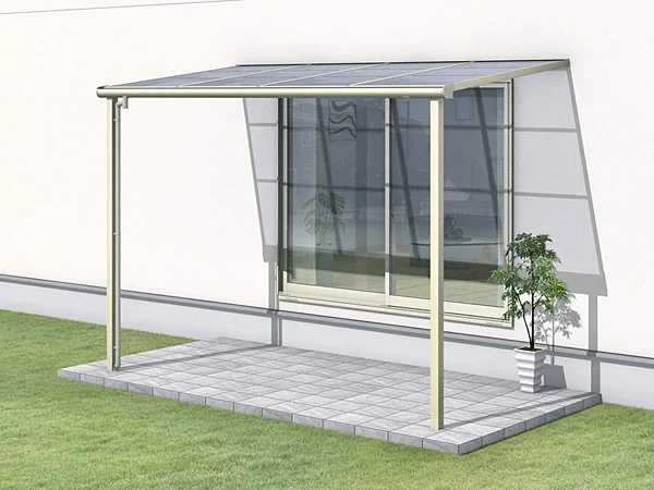 レボリューA F型 テラスタイプ 単体-三協アルミ - テラス屋根なら