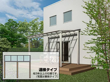 独立のテラス屋根70件 | 本体価格の安い順（割引後） 画像