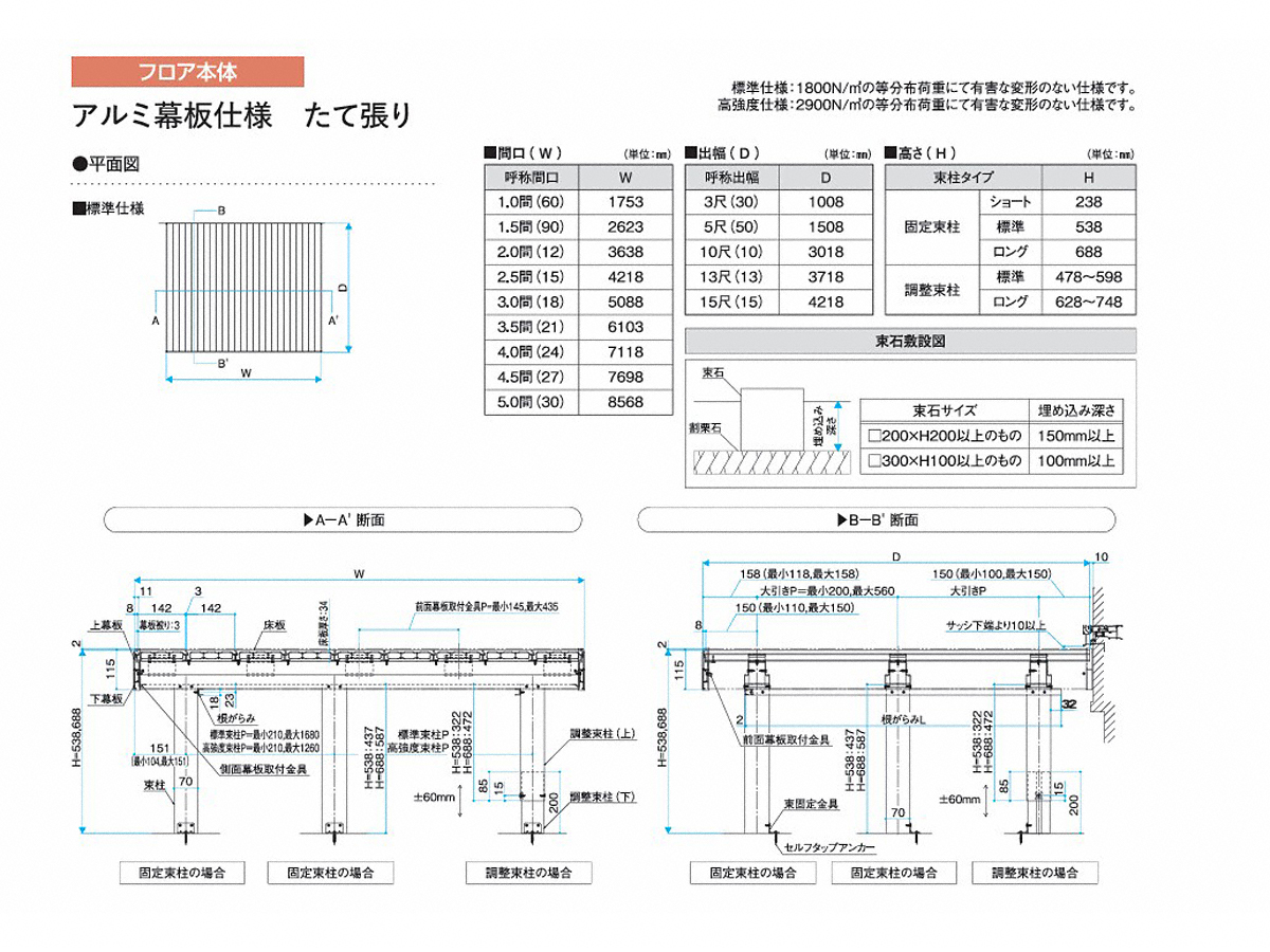 ウッドデッキ・エクステリアのことならエクスショップの図面