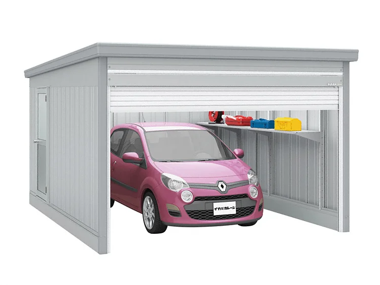 ###u.イナバ物置/稲葉製作所 ガレージSW シルキーホワイト GRN ガレーディア 一般型 注2週 u.イナバ物置⁄稲葉製作所 ガレージSW シルキーホワイト GRN