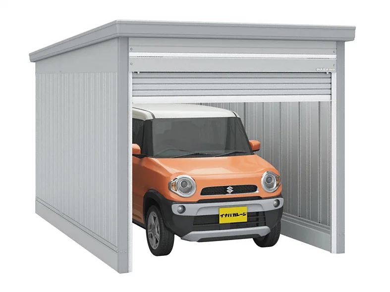 ###u.イナバ物置/稲葉製作所 ガレージCS クールシルバー GRN ガレーディア 豪雪地型 注2週 追加棟のみの購入は不可」 ###u.イナバ物置⁄稲葉製作所 ガレージCS クール