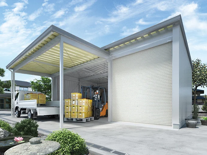 イナバ倉庫 一般型 3286×5886×3065 ミディアム SGN-358MPN-SGN-358MPN