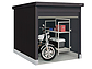 ヨドコウの物置 ブラックエルモシャッター 豪雪型 床タイプ 2213×2914×2356 LODU-2229-BK-HF