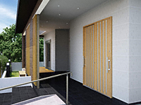 玄関引戸 れん樹 現代和風