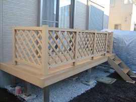 ���E�b�h�f�b�L�t�F���X2�^ �ݒu�Ⴛ��2