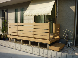 リウッドデッキフェンス3型 横スリットデザイン リウッドデッキの基礎知識