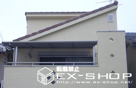 のバルコニー・ベランダ屋根 セイバーテラス 単体  屋根タイプ  積雪〜20cm対応 施工例