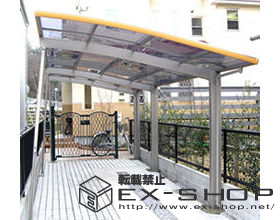 のカーポート カーブポートシグマII  木目調  積雪〜20cm対応 施工例