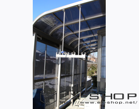 のテラス屋根 アルファテラス RB型 連棟 テラスタイプ  積雪〜50cm対応 施工例