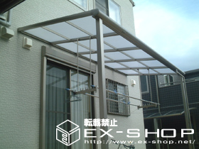 のテラス屋根 アルファテラス F型 単体 テラスタイプ  積雪〜20cm対応 施工例