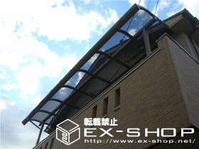 のバルコニー・ベランダ屋根 アルファテラス RB型 単体  屋根タイプ  積雪〜20cm対応 施工例