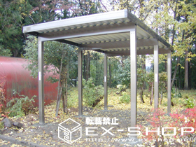 のカーポート テリオスポート? 遮光タイプ  積雪〜150cm対応 施工例