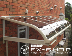 のテラス屋根 アルファテラス RB型  単体 ルーフタイプ  積雪〜20cm対応 施工例