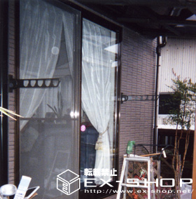 のテラス屋根 アルファテラス L型 木目調 単体 テラスタイプ  積雪〜20cm対応 施工例