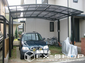 のカーポート カーブポートシグマ II ワイドタイプ  積雪〜20cm対応 施工例