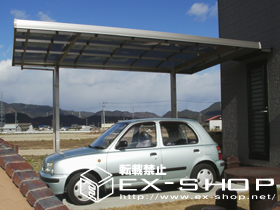 のカーポート キューブポートプラス レギュラー 施工例