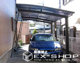 のカーポート カーブポートシグマII　延長タイプ  積雪〜20cm対応 施工例