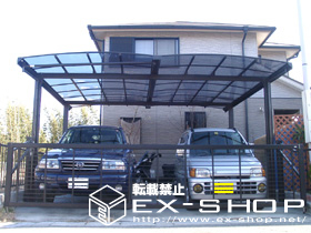 のカーポート キューブポート ワイド 施工例