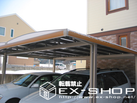 のカーポート キューブポートプラス ワイド 施工例