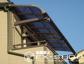 のバルコニー・ベランダ屋根 アルファテラス  単体  ルーフタイプ  積雪〜20cm対応 施工例