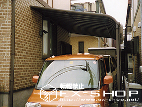 のテラス屋根 アルファテラスRB型 単体 テラスタイプ  積雪〜20cm対応 施工例